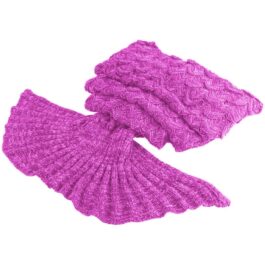 Koc ogon syreny magenta