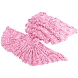 Koc ogon syreny różowy