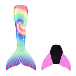 Ogon syreny wielokolorowy