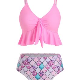 Strój kąpielowy syreny Różowy