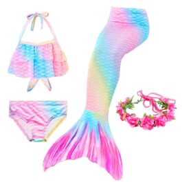 Zestaw ogona syreny wielokolorowy