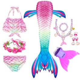 Zestaw ogona syreny silikonowy