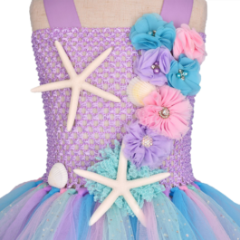 Kostium Małej Syrenki z różowym ogonem